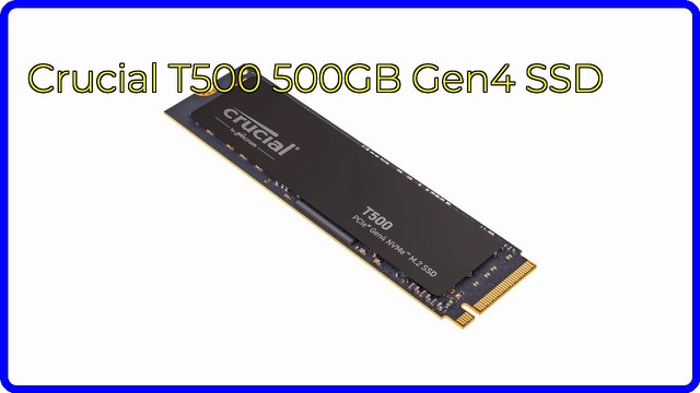 Crucial T500 M.2 NVMe solid state drive