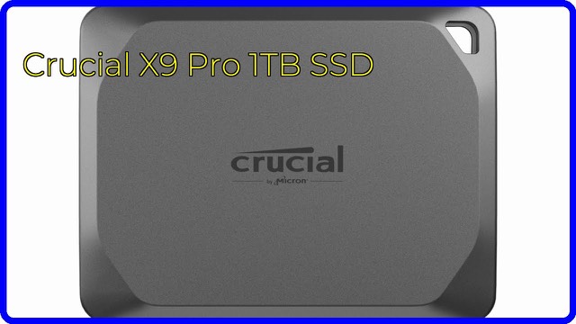 Crucial X9 Pro 1TB portable external SSD