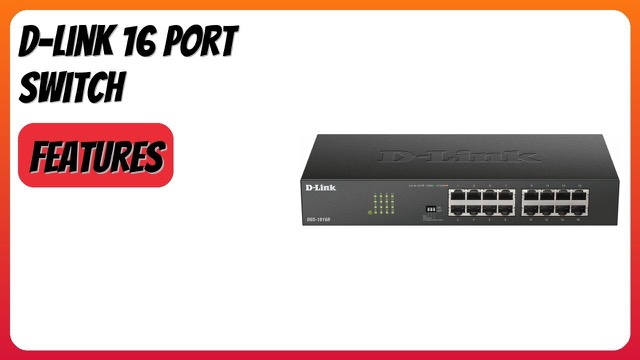 D-Link DGS-1016D 16-port Gigabit unmanaged switch with metal case