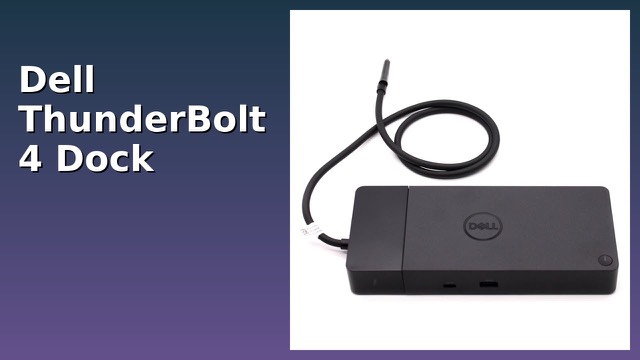 Dell WD22TB4 Thunderbolt 4 docking station with cable