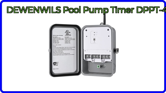 DEWENWILS weatherproof Wi-Fi pool pump timer box