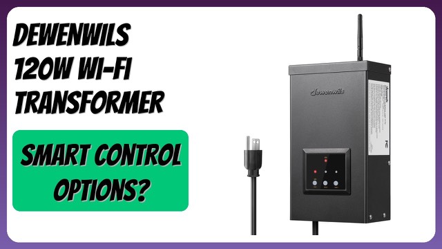 DEWENWILS HWLT03A Wi-Fi low voltage landscape lighting transformer