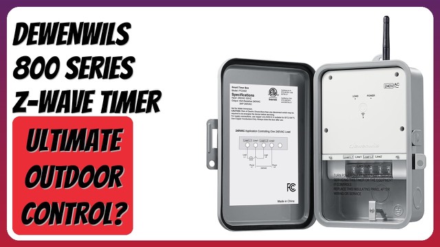 DEWENWILS PTZA02 Z-Wave timer box with metal weatherproof enclosure