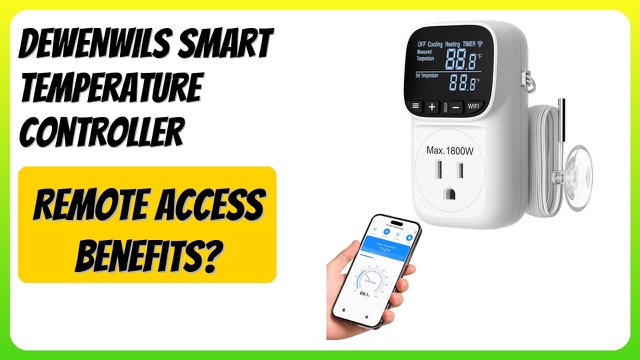 DEWENWILS smart temperature controller outlet with LCD display