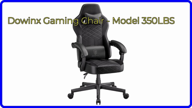 Dowinx LS-6650 black PU leather gaming chair