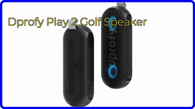 Dprofy V7-M magnetic Bluetooth golf cart speaker