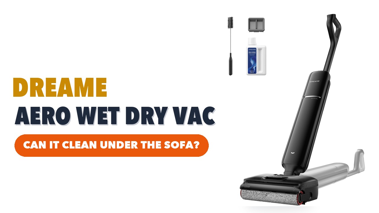 dreame Aero wet dry vacuum mop in black