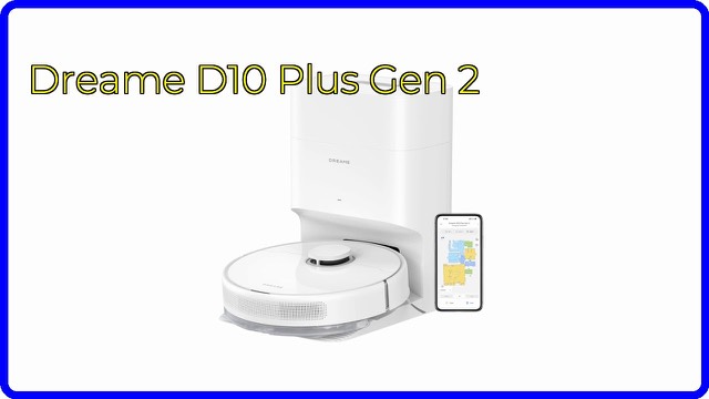 dreame D10 Plus Gen 2 robot vacuum with self-emptying base