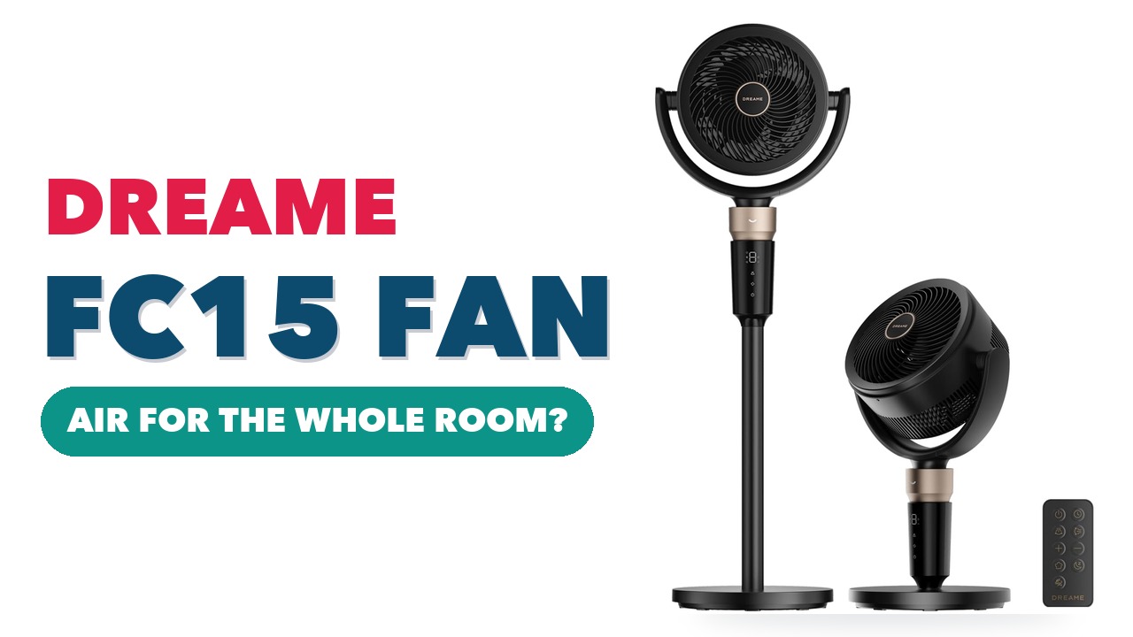 dreame FC15 pedestal air circulator fan in black