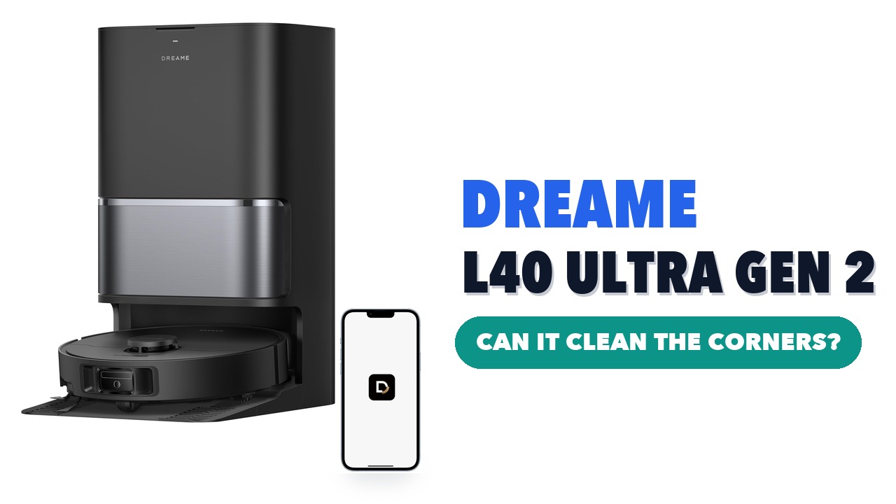 dreame L40 Ultra Gen 2 robot vacuum and mop with its self-cleaning dock