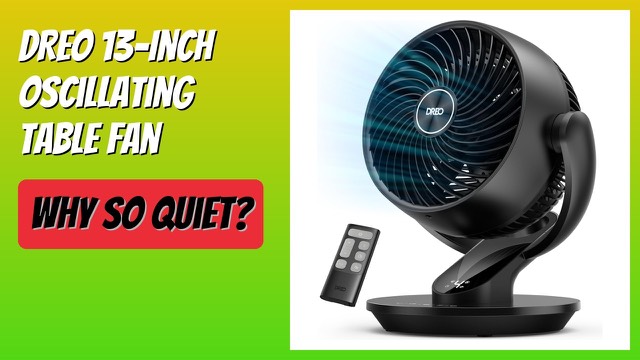 DREO 13-inch oscillating table fan with remote control