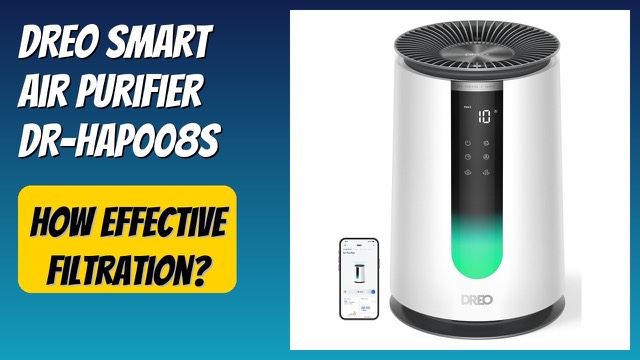 DREO DR-HAP008S white smart air purifier
