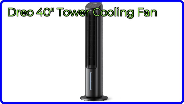 Dreo 40-inch evaporative tower fan with remote control