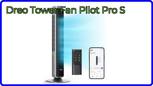Dreo Pilot Pro S tall silver tower fan with control panel