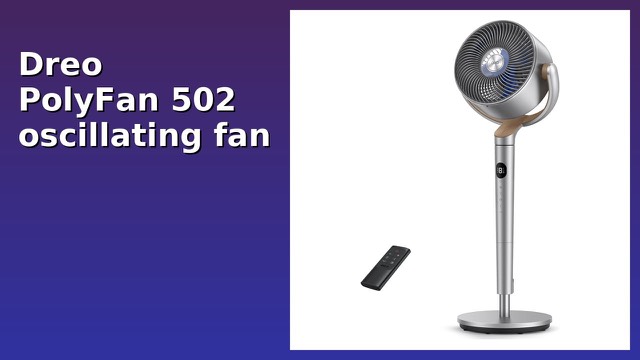 Dreo PolyFan 502 oscillating pedestal fan with remote