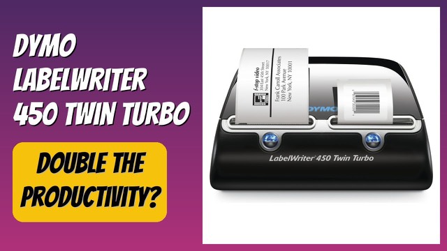 DYMO LabelWriter 450 Twin Turbo monochrome desktop label printer