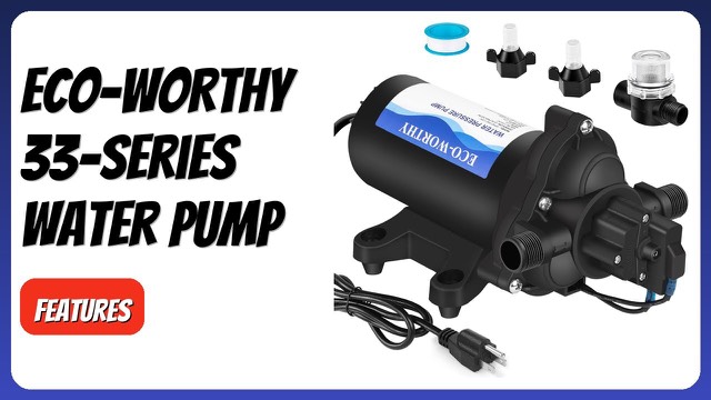 ECO-WORTHY 33-Series 110V self-priming diaphragm water pump