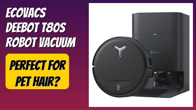 ECOVACS DEEBOT T80S Omni robot vacuum and mop with its dock