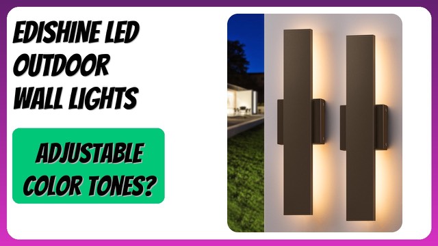 EDISHINE BD050 linear LED outdoor wall light in oil-rubbed bronze