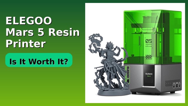 ELEGOO Mars 5 MSLA resin 3D printer with touch screen