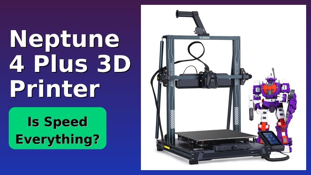 ELEGOO Neptune 4 Plus large-format FDM 3D printer