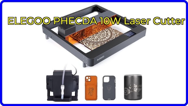 ELEGOO PHECDA 10W laser engraver with aluminum frame