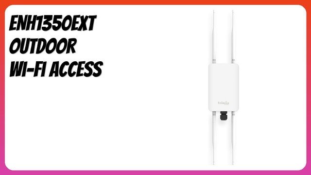 EnGenius ENH1350EXT weatherproof outdoor Wi-Fi access point with four antennas
