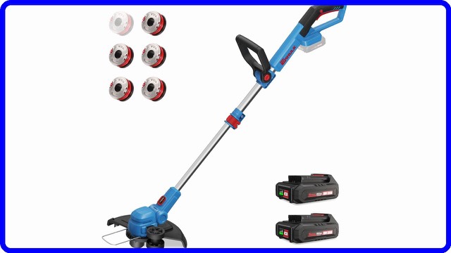 Enhulk 20V cordless string trimmer and edger with battery