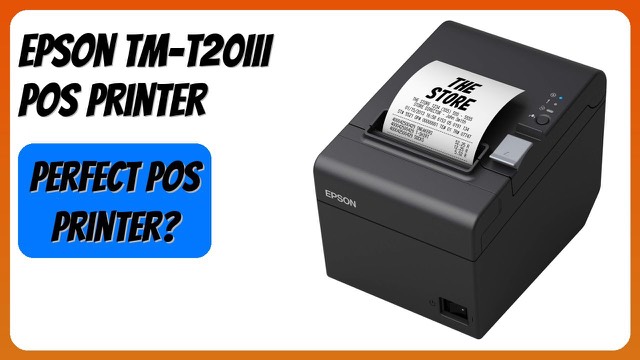 Epson TM-T20III monochrome thermal POS receipt printer