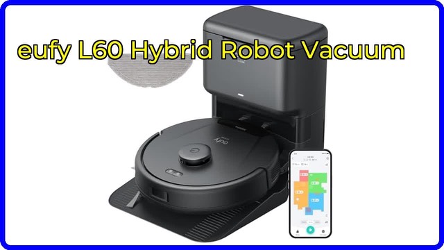 eufy L60 hybrid robot vacuum with self-empty station