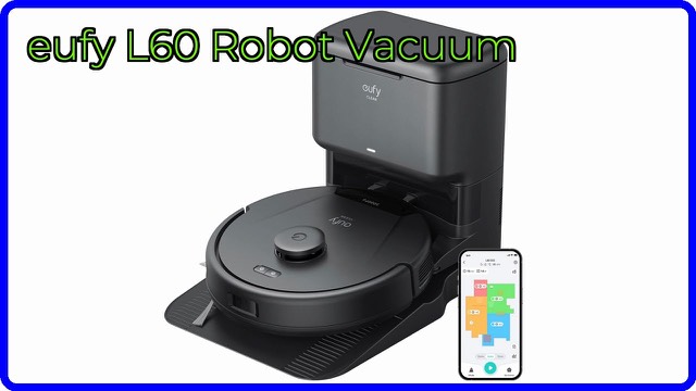 eufy L60 robot vacuum with its self-empty station