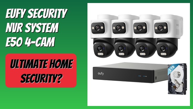 eufy E50 dual-lens PoE security camera with network video recorder