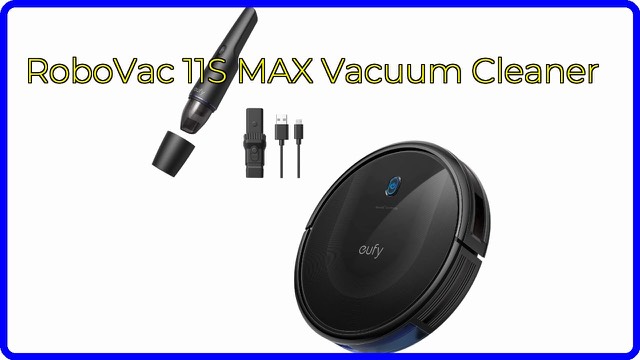 eufy RoboVac 11S MAX robot vacuum next to the HomeVac H11 handheld vacuum