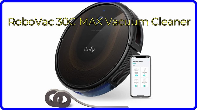 eufy RoboVac 30C MAX super-thin black robot vacuum