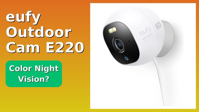 eufy Security Outdoor Cam E220 wired camera with spotlight
