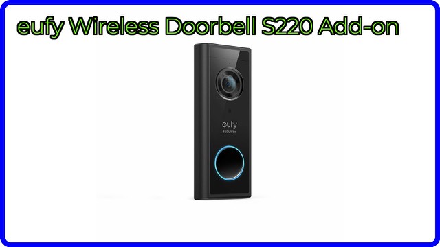eufy Security S220 wireless video doorbell add-on