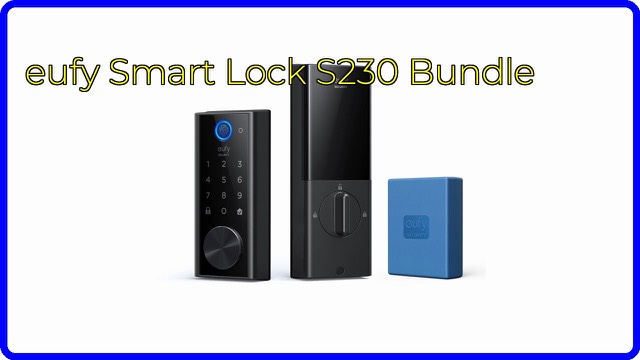 eufy Security Smart Lock S230 fingerprint deadbolt