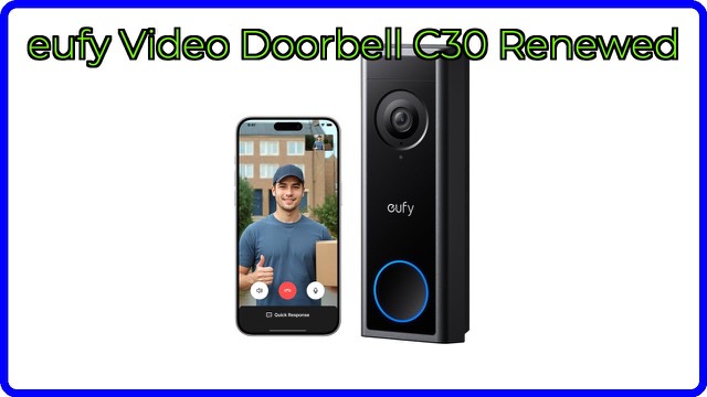 eufy Security battery-powered video doorbell C30
