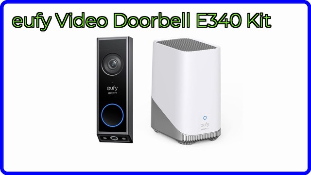 eufy Security Video Doorbell E340 with HomeBase 3 hub