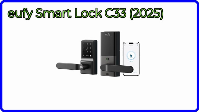 eufy Smart Lock C33 fingerprint door lock with handle