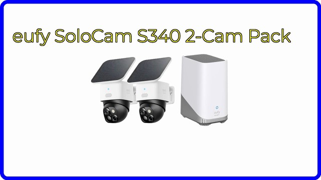 eufy SoloCam S340 solar outdoor security cameras with HomeBase