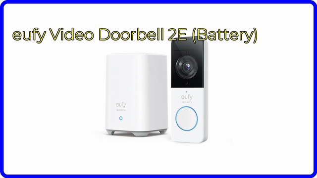 eufy Security Video Doorbell 2E battery-powered doorbell
