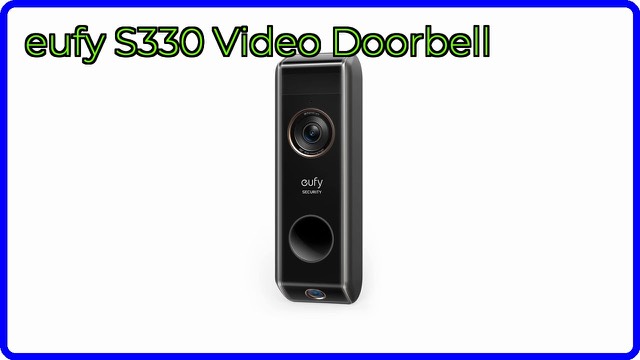 eufy Security Video Doorbell S330 battery-powered 2K doorbell