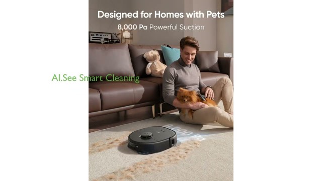 eufy X10 Pro Omni robot vacuum and mop with its all-in-one station