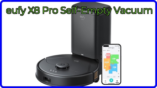 eufy X8 Pro robot vacuum with self-empty station