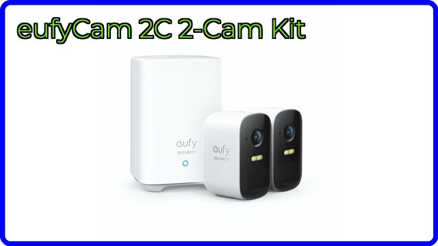 eufyCam 2C wireless outdoor security camera