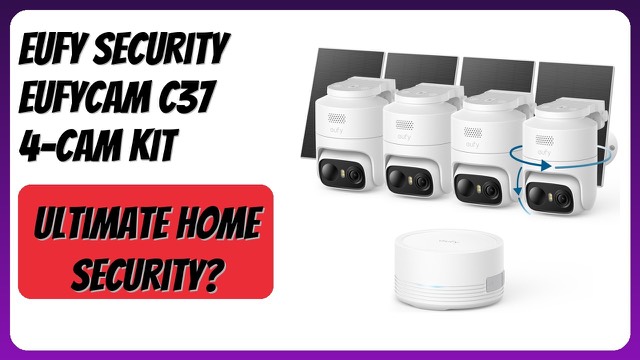 eufyCam C37 pan and tilt security camera kit with HomeBase Mini
