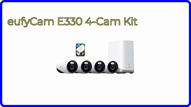 eufyCam E330 Professional four-camera kit with HomeBase 3