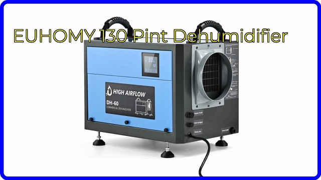 EUHOMY DH-60 large dehumidifier with drain hose