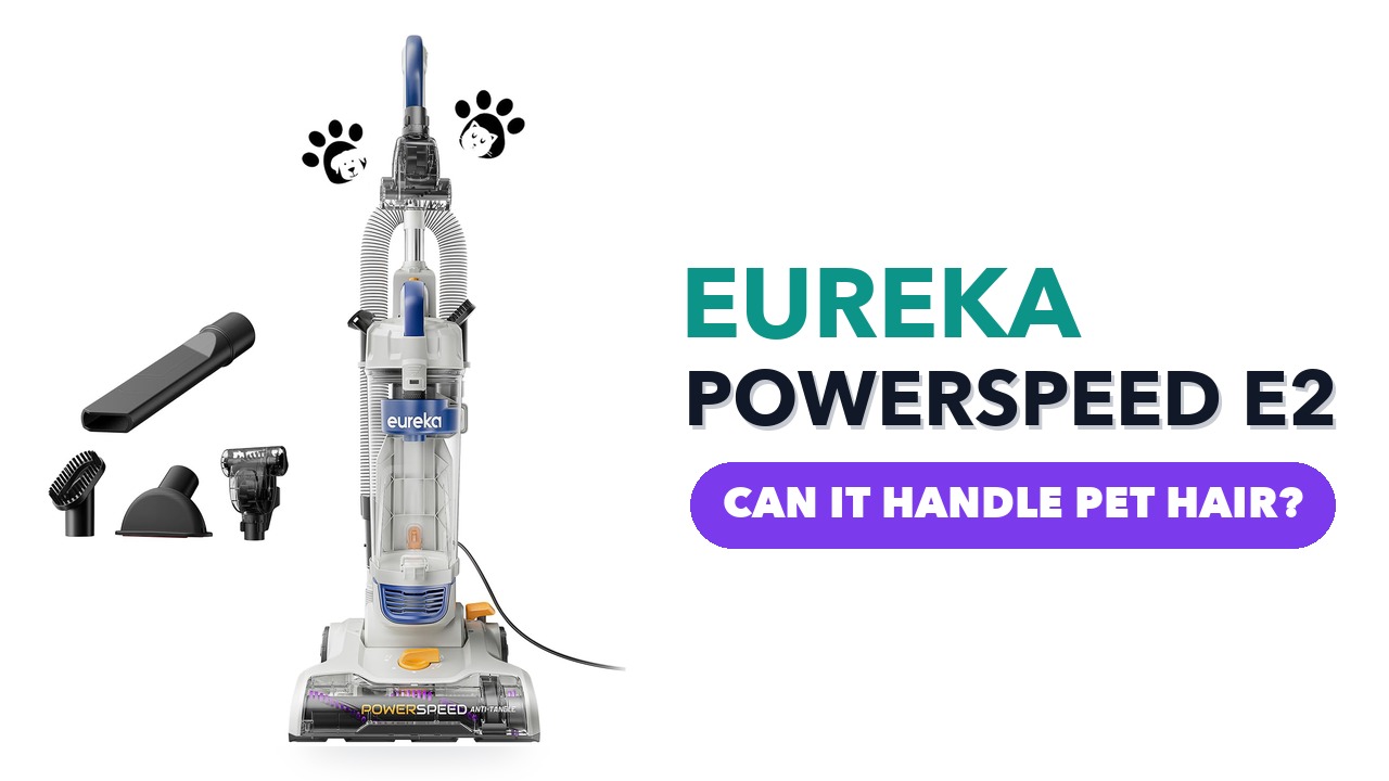 Eureka PowerSpeed Anti-Tangle E2 upright vacuum in blue